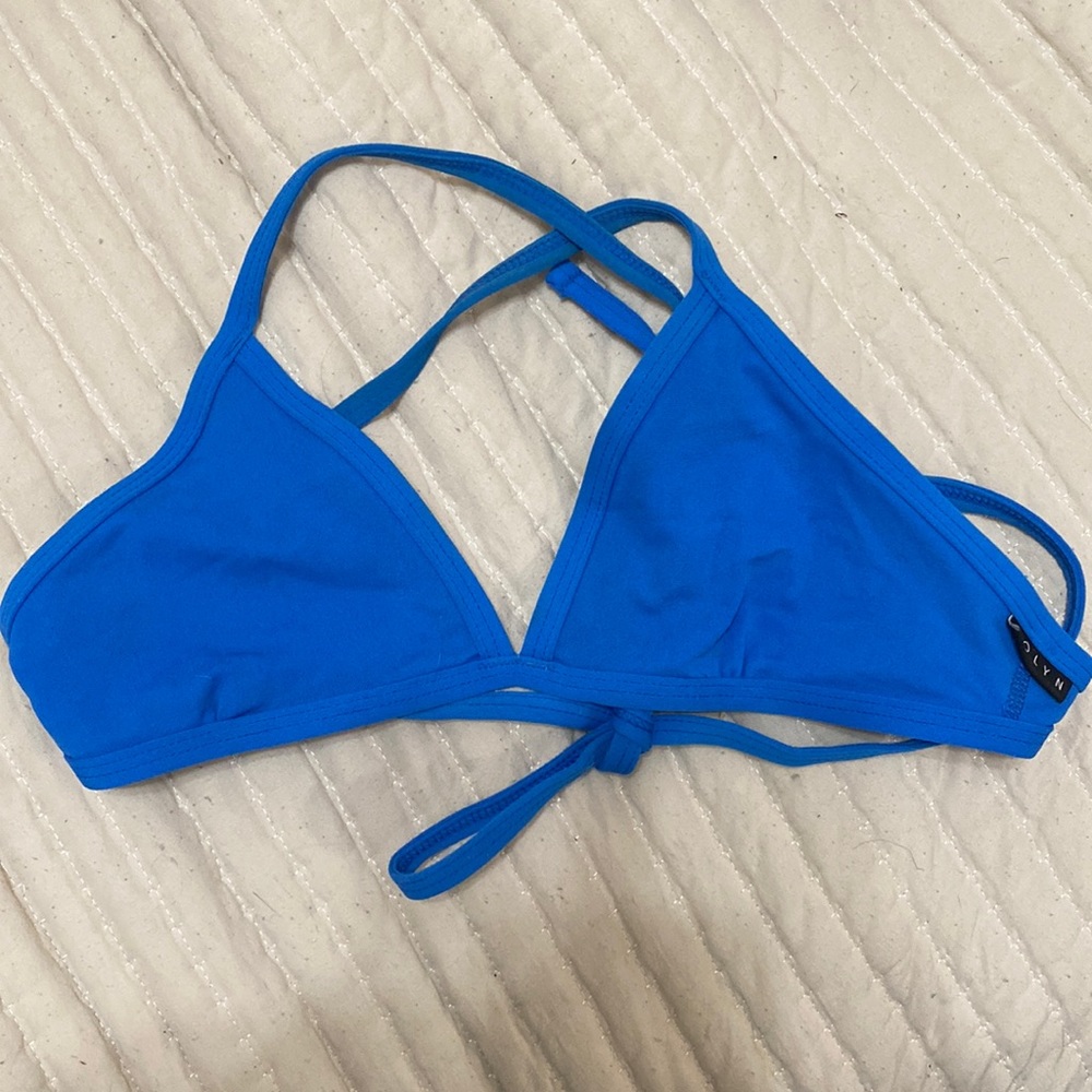 Blue Jolyn bikini top